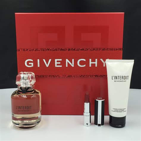 fragrance l'interdit de givenchy|Givenchy l'interdit gift set boots.